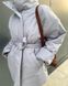 Жіноча куртка плащівка "Канада" Наповнювач: синтепон 200 застібка-змійка + кнопки на воротнику №576, колір сірий №576 фото