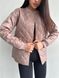 Демісезонна куртка жіноча плащівка Лаке, синтепон 100, рибана. Модель Н1068 колір мокко, розмір 42-44 Н1068 фото