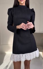 Сукня із замші на дайвінгу. Модель J150 колір чорний, розмір 46-48 J150 фото