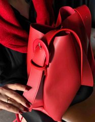 Стильна жіноча сумка з довгим ремінцем. Модель №ОС4, колір червоний №ОС4 фото