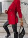 Жіночий піджак на гудзиках. Модель Y0314 колір червоний, розмір 42-44 Y0314 фото