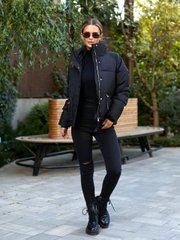 Стильна демісезонна  куртка Фабричний Китай. Модель t805 колір чорний, розмір ХХЛ(50) t805 фото